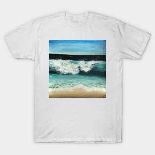 Crashing wave on beach T-Shirt